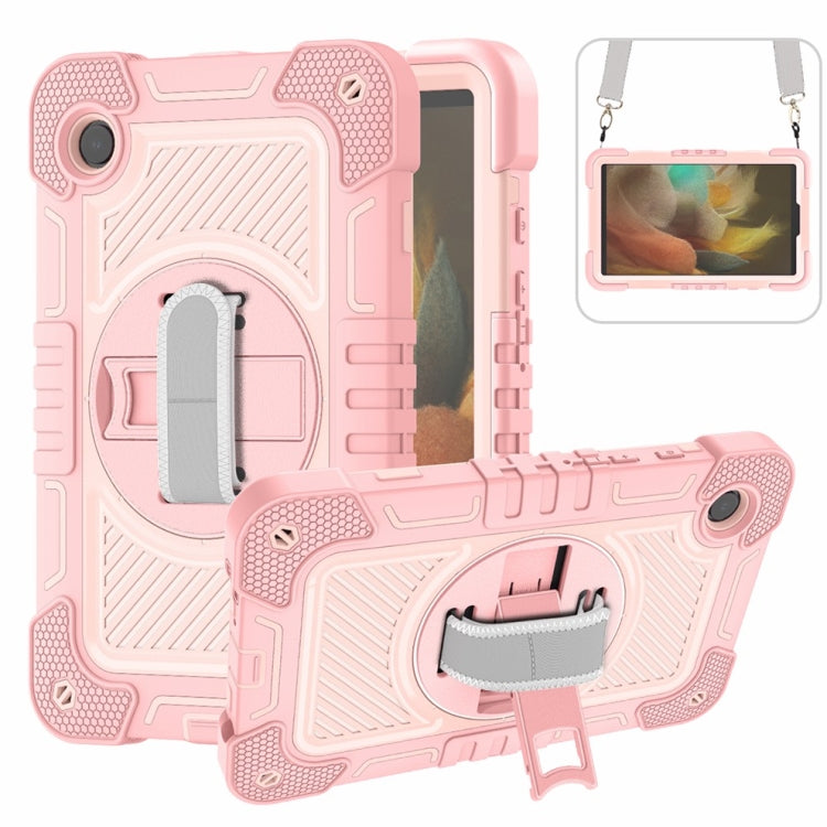 Custodia per tablet in silicone a contrasto per PC con rotazione di 360 gradi, For Samsung Galaxy Tab A11+, For Samsung Galaxy Tab A11, For Samsung Galaxy Tab A9+, For Samsung Galaxy Tab A9
