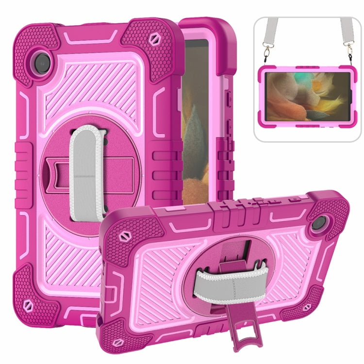 Custodia per tablet in silicone a contrasto per PC con rotazione di 360 gradi, For Samsung Galaxy Tab A11+, For Samsung Galaxy Tab A11, For Samsung Galaxy Tab A9+, For Samsung Galaxy Tab A9