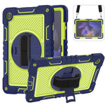 Custodia per tablet in silicone a contrasto per PC con rotazione di 360 gradi, For Samsung Galaxy Tab A11+, For Samsung Galaxy Tab A11, For Samsung Galaxy Tab A9+, For Samsung Galaxy Tab A9