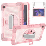 Custodia per tablet in silicone a contrasto per PC con rotazione di 360 gradi, For Samsung Galaxy Tab A11+, For Samsung Galaxy Tab A11, For Samsung Galaxy Tab A9+, For Samsung Galaxy Tab A9