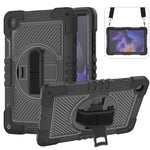 Custodia per tablet in silicone a contrasto per PC con rotazione di 360 gradi, For Samsung Galaxy Tab A11+, For Samsung Galaxy Tab A11, For Samsung Galaxy Tab A9+, For Samsung Galaxy Tab A9