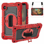 Custodia per tablet in silicone a contrasto per PC con rotazione di 360 gradi, For Samsung Galaxy Tab A11+, For Samsung Galaxy Tab A11, For Samsung Galaxy Tab A9+, For Samsung Galaxy Tab A9