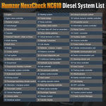 Strumento di scansione diagnostica OBD2 per lettore di codici per auto/camion HUMZOR NexzCheck NC610