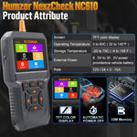 Strumento di scansione diagnostica OBD2 per lettore di codici per auto/camion HUMZOR NexzCheck NC610