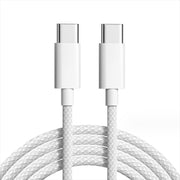 Cavo dati di ricarica rapida da USB-C/Type-C a USB-C/Type-C da 60 W per iPhone serie 15, lunghezza: 1 m, 60W