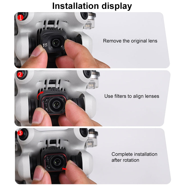 Per il filtro dell'obiettivo del drone DJI Mini 4 Pro STARTRC, ND16/64/256, Adjustable CPL, Adjustable UV, 4 in 1 ND8/16/64/256PL, CPL ND8/16/32/64/256, CPL UV ND8/16/32/64
