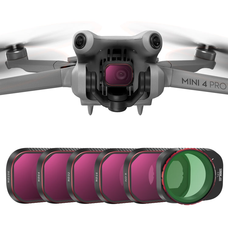 Per il filtro dell'obiettivo del drone DJI Mini 4 Pro STARTRC, ND16/64/256, Adjustable CPL, Adjustable UV, 4 in 1 ND8/16/64/256PL, CPL ND8/16/32/64/256, CPL UV ND8/16/32/64