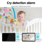 YE9-C1 Telecamera di sicurezza per baby monitor con visione notturna a doppia modalità da 5 pollici 2.4G + 915M, YE9-C1 (US Plug), YE9-C1 (EU Plug)