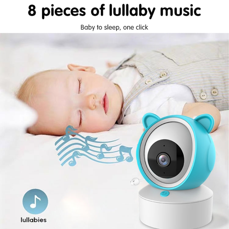 Telecamera baby monitor 5 pollici con visione notturna e app