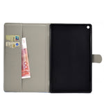 Custodia portafoglio in pelle PU per Kindle Fire HD 10 2017