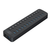 ORICO CT2U3-13AB Strisce in plastica 13 porte HUB USB 3.0 con interruttori individuali, AU Plug, EU Plug, UK Plug, US Plug