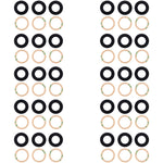 10pcs Rear Camera Lens, For Samsung Galaxy M54 SM-M546B, For Samsung Galaxy M14 SM-M146B, For Samsung Galaxy A24 4G SM-A245F, For Samsung Galaxy F04 SM-E045F, For Samsung Galaxy A14 SM-A145F, For Samsung Galaxy M04 SM-M045F
