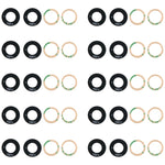 10pcs Rear Camera Lens, For Samsung Galaxy M54 SM-M546B, For Samsung Galaxy M14 SM-M146B, For Samsung Galaxy A24 4G SM-A245F, For Samsung Galaxy F04 SM-E045F, For Samsung Galaxy A14 SM-A145F, For Samsung Galaxy M04 SM-M045F