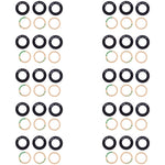 10pcs Rear Camera Lens, For Samsung Galaxy M54 SM-M546B, For Samsung Galaxy M14 SM-M146B, For Samsung Galaxy A24 4G SM-A245F, For Samsung Galaxy F04 SM-E045F, For Samsung Galaxy A14 SM-A145F, For Samsung Galaxy M04 SM-M045F