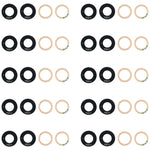 10pcs Rear Camera Lens, For Samsung Galaxy M54 SM-M546B, For Samsung Galaxy M14 SM-M146B, For Samsung Galaxy A24 4G SM-A245F, For Samsung Galaxy F04 SM-E045F, For Samsung Galaxy A14 SM-A145F, For Samsung Galaxy M04 SM-M045F