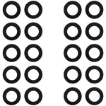 10pcs Rear Camera Lens, For Samsung Galaxy M54 SM-M546B, For Samsung Galaxy M14 SM-M146B, For Samsung Galaxy A24 4G SM-A245F, For Samsung Galaxy F04 SM-E045F, For Samsung Galaxy A14 SM-A145F, For Samsung Galaxy M04 SM-M045F