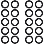 10pcs Rear Camera Lens, For Samsung Galaxy M54 SM-M546B, For Samsung Galaxy M14 SM-M146B, For Samsung Galaxy A24 4G SM-A245F, For Samsung Galaxy F04 SM-E045F, For Samsung Galaxy A14 SM-A145F, For Samsung Galaxy M04 SM-M045F