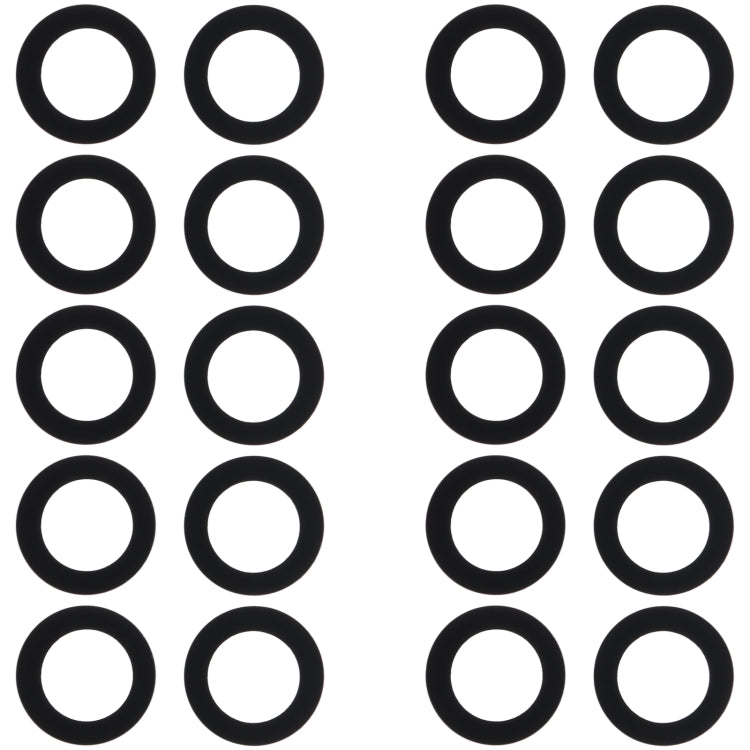 10pcs Rear Camera Lens, For Samsung Galaxy M54 SM-M546B, For Samsung Galaxy M14 SM-M146B, For Samsung Galaxy A24 4G SM-A245F, For Samsung Galaxy F04 SM-E045F, For Samsung Galaxy A14 SM-A145F, For Samsung Galaxy M04 SM-M045F