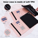 Custodia per tablet in pelle con chiusura orizzontale con motivo a farfalla in rilievo, For Samsung Galaxy Tab A11+ / A9+, For Samsung Galaxy Tab A11 / A9, For Samsung Galaxy Tab S9