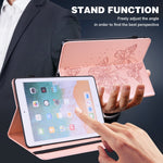 Custodia per tablet in pelle con chiusura orizzontale con motivo a farfalla in rilievo, For Samsung Galaxy Tab A11+ / A9+, For Samsung Galaxy Tab A11 / A9, For Samsung Galaxy Tab S9