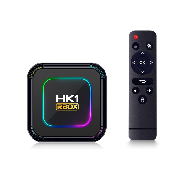 Smart TV Box HK1 RBOX K8 8K Android 13.0 con telecomando, quad-core RK3528, 2GB+16GB, 4GB+32GB, 4GB+64GB, 4GB+128GB