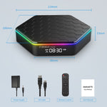 Smart TV Box Android 12 T95Z Plus 8K WiFi6 2-4GB RAM