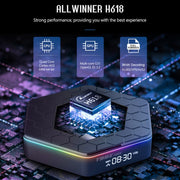 Smart TV Box Android 12.0 T95Z Plus 8K WiFi6 con telecomando, Allwinner H618 Quad-Core, 2GB+16GB, 4GB+32GB, 4GB+64GB, 4GB+128GB
