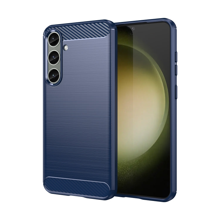 Custodia per telefono in TPU in fibra di carbonio con trama spazzolata, For Samsung Galaxy S24 Ultra 5G, For Samsung Galaxy S24+ 5G, For Samsung Galaxy S24 5G, For Samsung Galaxy A15 4G, For Samsung Galaxy A05s, For Samsung Galaxy A25 5G