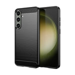 Custodia per telefono in TPU in fibra di carbonio con trama spazzolata, For Samsung Galaxy S24 Ultra 5G, For Samsung Galaxy S24+ 5G, For Samsung Galaxy S24 5G, For Samsung Galaxy A15 4G, For Samsung Galaxy A05s, For Samsung Galaxy A25 5G