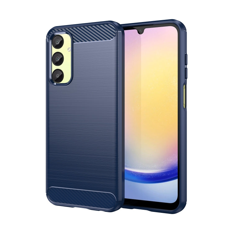 Custodia per telefono in TPU in fibra di carbonio con trama spazzolata, For Samsung Galaxy S24 Ultra 5G, For Samsung Galaxy S24+ 5G, For Samsung Galaxy S24 5G, For Samsung Galaxy A15 4G, For Samsung Galaxy A05s, For Samsung Galaxy A25 5G