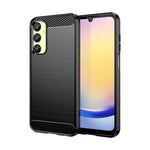 Custodia per telefono in TPU in fibra di carbonio con trama spazzolata, For Samsung Galaxy S24 Ultra 5G, For Samsung Galaxy S24+ 5G, For Samsung Galaxy S24 5G, For Samsung Galaxy A15 4G, For Samsung Galaxy A05s, For Samsung Galaxy A25 5G