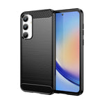 Custodia per telefono in TPU in fibra di carbonio con trama spazzolata, For Samsung Galaxy M55, For Samsung Galaxy M14 4G, For Samsung Galaxy M15, For Samsung Galaxy F15, For Samsung Galaxy M44 5G, For Samsung Galaxy A15 5G, For Samsung Galaxy A55     ...