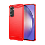 Custodia per telefono in TPU in fibra di carbonio con trama spazzolata, For Samsung Galaxy M55, For Samsung Galaxy M14 4G, For Samsung Galaxy M15, For Samsung Galaxy F15, For Samsung Galaxy M44 5G, For Samsung Galaxy A15 5G, For Samsung Galaxy A55     ...