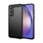 Custodia per telefono in TPU in fibra di carbonio con trama spazzolata, For Samsung Galaxy M55, For Samsung Galaxy M14 4G, For Samsung Galaxy M15, For Samsung Galaxy F15, For Samsung Galaxy M44 5G, For Samsung Galaxy A15 5G, For Samsung Galaxy A55     ...