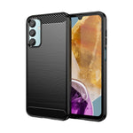 Custodia per telefono in TPU in fibra di carbonio con trama spazzolata, For Samsung Galaxy M55, For Samsung Galaxy M14 4G, For Samsung Galaxy M15, For Samsung Galaxy F15, For Samsung Galaxy M44 5G, For Samsung Galaxy A15 5G, For Samsung Galaxy A55     ...