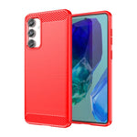 Custodia per telefono in TPU in fibra di carbonio con trama spazzolata, For Samsung Galaxy M55, For Samsung Galaxy M14 4G, For Samsung Galaxy M15, For Samsung Galaxy F15, For Samsung Galaxy M44 5G, For Samsung Galaxy A15 5G, For Samsung Galaxy A55     ...