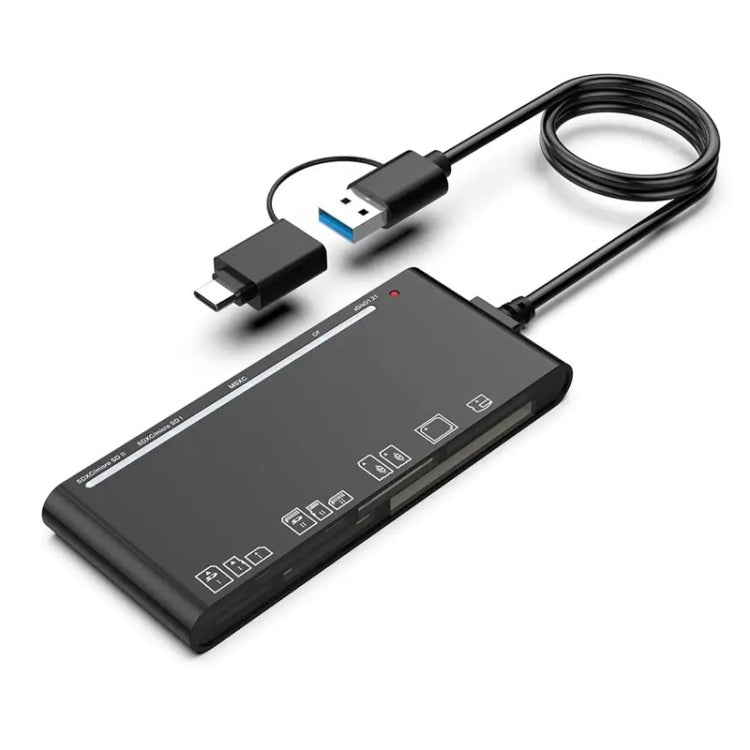 Lettore schede USB 3.0 Type-C 7 in 1 CF XD MS SD TF