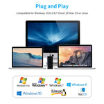 Lettore schede USB 3.0 Type-C 7 in 1 CF XD MS SD TF