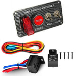 Pannello interruttori di accensione per auto da corsa 12V con interruttore, pulsante di avvio motore e cablaggio relè, 5 in 1, 4 in 1, 2 in 1