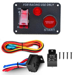 Pannello interruttori di accensione per auto da corsa 12V con interruttore, pulsante di avvio motore e cablaggio relè, 5 in 1, 4 in 1, 2 in 1