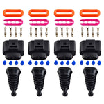 1 Set Per Audi A7 3.0T 2016 Auto Bobina di Accensione Connettore Kit di Riparazione 1J0998724, Large Size