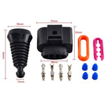 1 Set Per Audi A7 3.0T 2016 Auto Bobina di Accensione Connettore Kit di Riparazione 1J0998724, Large Size