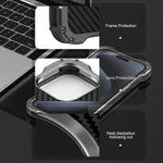 Custodia protettiva per telefono in metallo cavo R-JUST RJ51, For iPhone 16 Pro Max, For iPhone 16 Pro, For iPhone 16 Plus, For iPhone 16, For iPhone 15 Pro Max, For iPhone 15 Pro, For iPhone 15 Plus, For iPhone 15