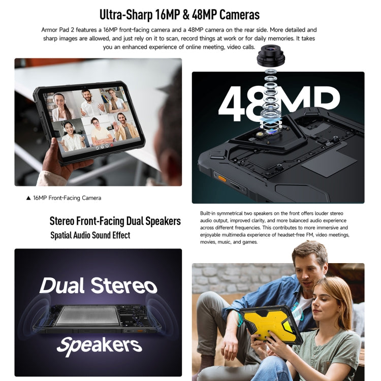 Ulefone Armor Pad 2 Tablet 11" 16GB+256GB Android 13