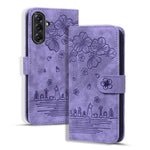 Custodia per telefono in pelle goffrata con gatto Sakura Cartoon, For Samsung Galaxy A57 5G, For Samsung Galaxy A37 5G, For Samsung Galaxy A56 / A36, For Samsung Galaxy A26 / A16 5G