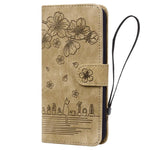 Custodia per telefono in pelle goffrata con gatto Sakura Cartoon, For Samsung Galaxy A57 5G, For Samsung Galaxy A37 5G, For Samsung Galaxy A56 / A36, For Samsung Galaxy A26 / A16 5G
