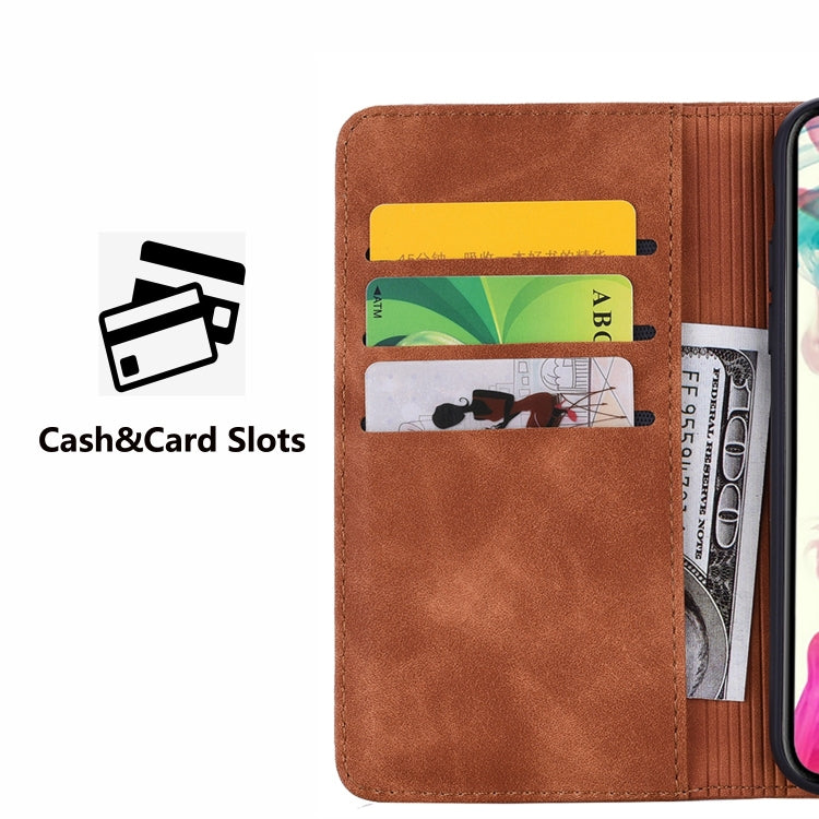 Custodia per telefono doppia piega in pelle di vitello con stampa mandala in rilievo, For Samsung Galaxy A35 5G, For Samsung Galaxy A15