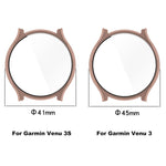 Cassa per orologio integrata in PC + pellicola in vetro temperato, For Garmin Venu 3S, For Garmin Venu 3