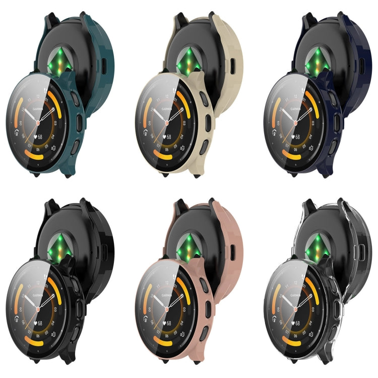 Cassa per orologio integrata in PC + pellicola in vetro temperato, For Garmin Venu 3S, For Garmin Venu 3