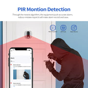 ESCAM C85 1080P 4.3 pollici Smart WIFI spioncino digitale supporta PIR grandangolare, visione notturna e foto Dingdong, C85